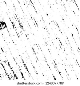 Grunge overlay layer. Abstract black and white vector background. Monochrome vintage surface with dirty pattern in cracks, spots, dots. Old painted wall in dark horror style design