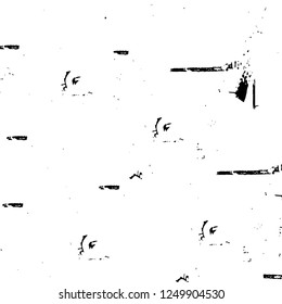 Grunge overlay layer. Abstract black and white vector background. Monochrome vintage surface with dirty pattern in cracks, spots, dots. Old painted wall in dark horror style design