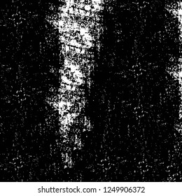 Grunge overlay layer. Abstract black and white vector background. Monochrome vintage surface with dirty pattern in cracks, spots, dots. Old painted wall in dark horror style design