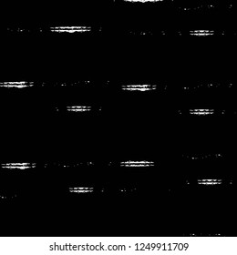 Grunge overlay layer. Abstract black and white vector background. Monochrome vintage surface with dirty pattern in cracks, spots, dots. Old painted wall in dark horror style design