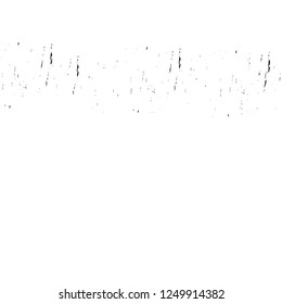 Grunge overlay layer. Abstract black and white vector background. Monochrome vintage surface with dirty pattern in cracks, spots, dots. Old painted wall in dark horror style design