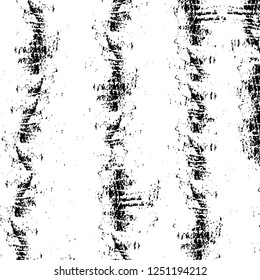 Grunge overlay layer. Abstract black and white vector background. Monochrome vintage surface with dirty pattern in cracks, spots, dots. Old painted wall in dark horror style design