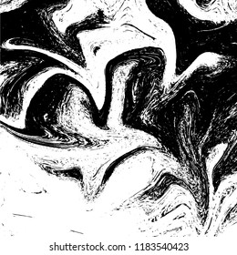 Grunge overlay liquid texture. EPS10 vector.