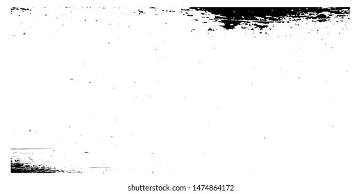 Grunge overlay texture. Dirty grain dust vector frame background.