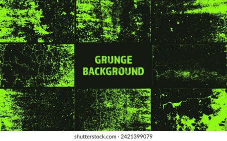 Grunge overlay texture. Old dirty concrete background with cracks and scratches. Distressed grainy surface. Vintage urban backdrop. Scraped and stained design element. Vector illustration