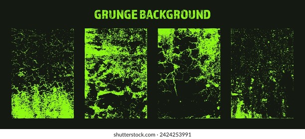 Textura de superposición gruesa. Antiguo fondo de hormigón sucio con grietas y raspones. Superficie granulada angustiada. Viejo telón de fondo urbano. Elemento de diseño con tiras y manchas. Ilustración del vector