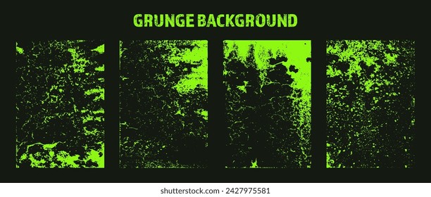 Textura de superposición de grunge. Fondo de hormigón sucio viejo con grietas y arañazos. Superficie granulada deprimida. Fondo urbano vintage. Elemento de diseño raspado y manchado. Ilustración de vector
