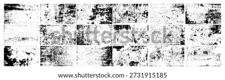 Grunge overlay texture. Old dirty concrete background with cracks and scratches. Distressed grainy surface. Vintage urban backdrop. Scraped and stained design element. Vector illustration