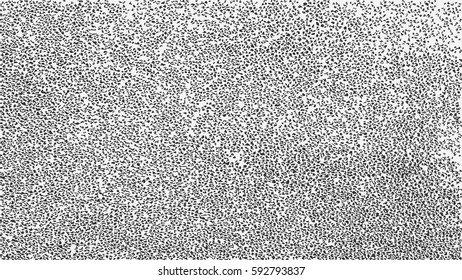 Grunge overlay texture. Vector illustration of black and white abstract old dirty grainy background with dust and noise for your design