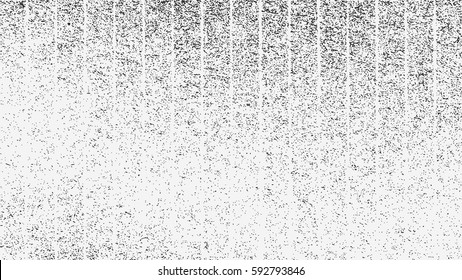Grunge overlay texture. Vector illustration of black and white abstract old dirty grainy background with dust and noise for your design