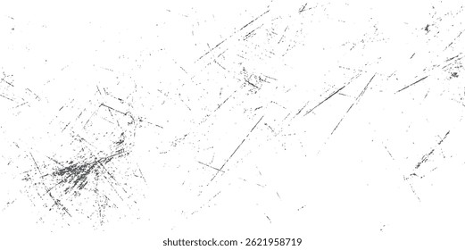 Grunge overlay textures with dust grain isolated on white background vector texture and background.