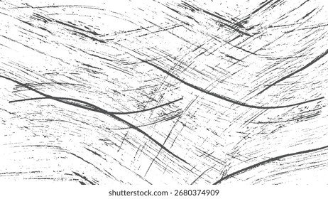 Grunge overlay textures set with distressed grainy scratches dirty old damage effect for vintage abstract design background