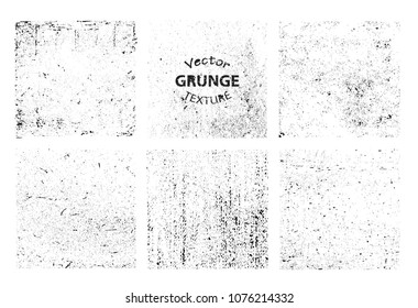 Grunge Overlay Textures.Vector Distress Textures.