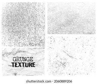 Grunge texturas superpuestas.Texturas de distrés vectoras.