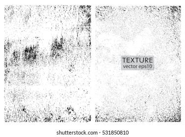 Grunge overlay textures.Vector distress textures.