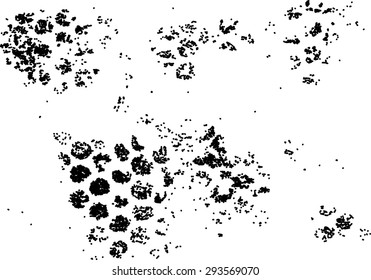 Grunge paint black ink background