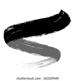 Grunge paint brush background template