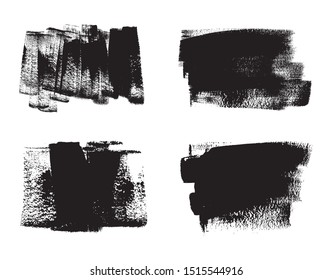 Grunge Paint Brush Stroke . Distressed Banner Design.