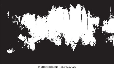 Textura de gotejamento de tinta grunge, preto e branco afligido fundo grungy