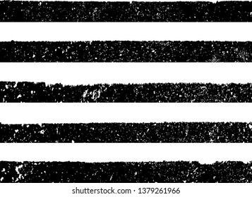 Grunge Paint Roller . Vector brush Stroke . Distressed banner . Black stripes isolated. paintbrush collection . Modern Textured shape . Dry border in Black . Bulge lines