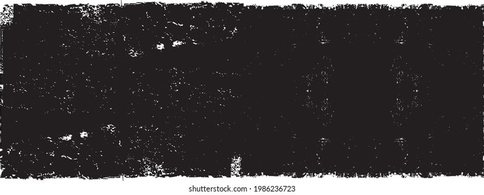 farbige Schmutzwalze. Pinselstrich mit Vektorgrafik. Falsches Banner . Schwarze Streifen einzeln. Pinselsammlung . Moderne strukturierte Form. Trockene Grenze auf Schwarz. Massengutlinien