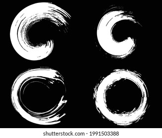 Grunge Paint Roller . Vector brush Stroke . Distressed banner . paintbrush collection. Argent base for website, print, basis for banners, wallpapers, business cards, brochure, vortex