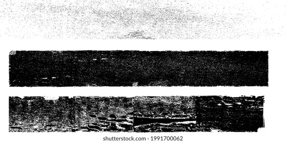 Grunge paint roller . Vector brush stroke . Distressed banner .