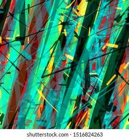Grunge paint seamless texture from stripes and lines. Abstract vector background for web page, banners backdrop, fabric, home decor, wrapping