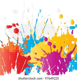 Grunge paint splatter background