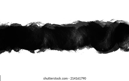 Grunge paint  stain divider, background stripe