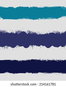 Grunge paint  stain headers, background stripes