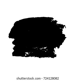 Grunge Paint stripe. Distressed Vector Brush Stroke . Black Modern Textured banner. Dirty Artistic Design Elements Creative Design Elements Perfect For Logo, Banner, Icon.