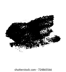 Grunge Paint stripe. Distressed Vector Brush Stroke . Black Modern Textured banner. Dirty Artistic Design Elements Creative Design Elements Perfect For Logo, Banner, Icon.