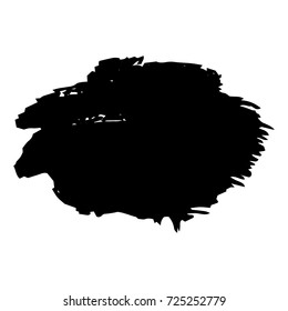 Grunge Paint stripe. Distressed Vector Brush Stroke . Black Modern Textured banner. Dirty Artistic Design Elements Creative Design Elements Perfect For Logo, Banner, Icon.