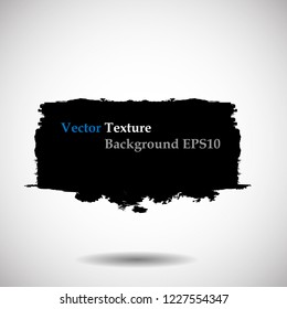 Grunge Paint stripe . Vector brush Stroke . Distressed banner . Black isolated paintbrush collection . Modern Textured shape . Dry border in Black . Bulge lines