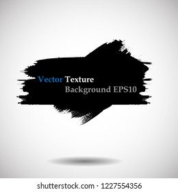 Grunge Paint stripe . Vector brush Stroke . Distressed banner . Black isolated paintbrush collection . Modern Textured shape . Dry border in Black . Bulge lines
