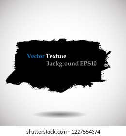Grunge Paint stripe . Vector brush Stroke . Distressed banner . Black isolated paintbrush collection . Modern Textured shape . Dry border in Black . Bulge lines