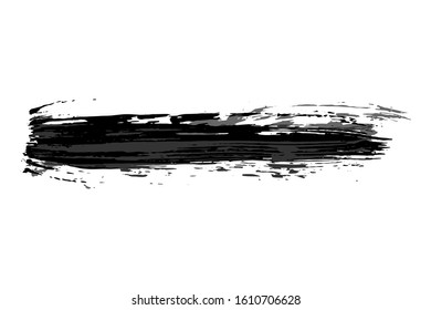 Grunge Paint stripe. Vector brush Stroke. 