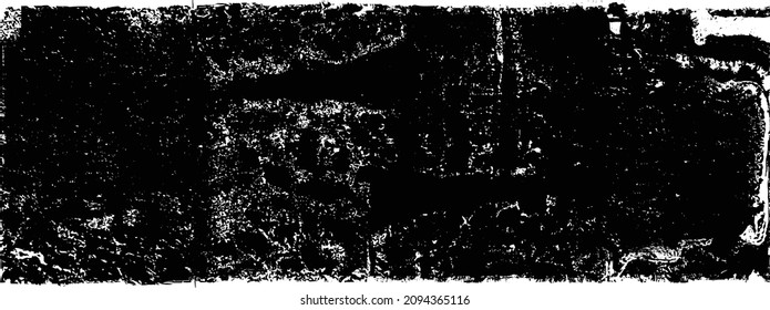 Grunge Paint stripe . Vector brush Stroke . Distressed banner . Black isolated paintbrush collection . Modern Textured shape . Dry border in Black . 