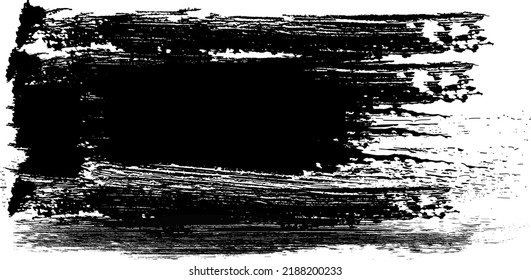 Grunge Paint stripe Vector brush Stroke -Label hitam. latar belakang, tekstur cat. Vektor sapuan kuas. Elemen desain buatan tangan.
