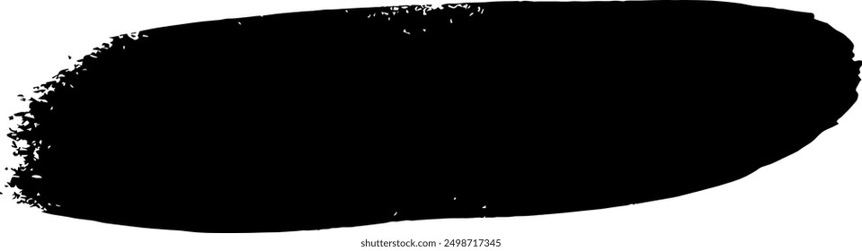 Grunge Paint Stripe. Pincel de Vector Stroke. Línea de pinceles de Vector Grunge . Plantilla de Diseño de Logo. Elemento de pintura de salpicadura. Elemento de pintura Horizontal Grunge.
