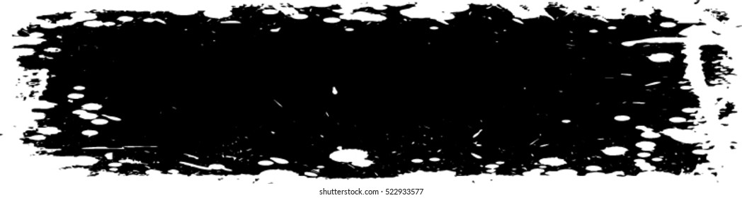 Grunge Paint stripe . Vector brush Stroke . Distressed banner .