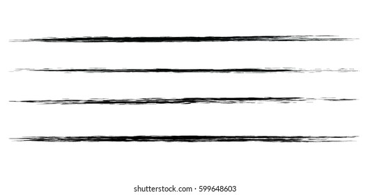 Grunge Paint stripe . Vector brush Stroke . Distressed banner . Black isolated paintbrush collection . Modern Textured shape . Dry border in Black 