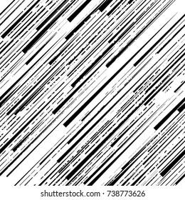 Grunge Paint stripe . Vector brush Stroke . Distressed diagonal , oblique , slanting . Repeating  Black isolated paintbrush shapes . Modern  Dry border in Black . Seamless pattern . Endless texture . 