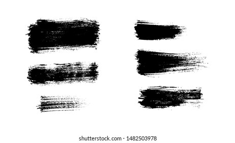 Grunge paint strokes set. Ink backgrounds. Highly detailed grunge textures. Acrylic paint strokes. Splatter. Scrawl. Place for text or logo. Grunge overlays.