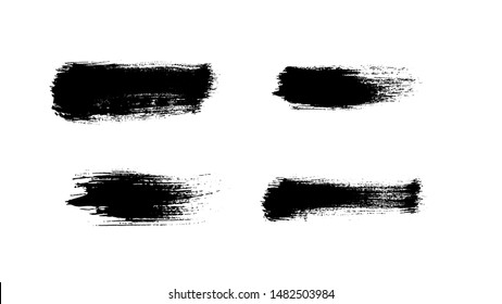 Grunge paint strokes set. Ink backgrounds. Highly detailed grunge textures. Acrylic paint strokes. Splatter. Scrawl. Place for text or logo. Grunge overlays.