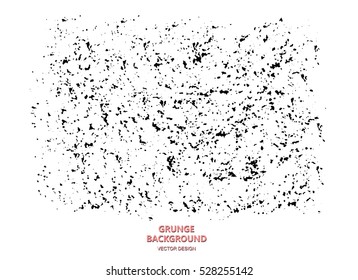 Grunge paint texture. Distress black rough background. Noise dirty rectangle stamp .