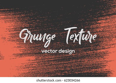 Grunge paint texture. Distress black rough background. Noise dirty rectangle stamp. Dirty artistic background. Vector illustration