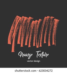 Grunge paint texture. Distress black rough background. Noise dirty rectangle stamp. Dirty artistic background. Vector illustration