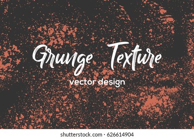 Grunge paint texture. Distress black rough background. Noise dirty rectangle stamp. Dirty artistic background. Vector illustration